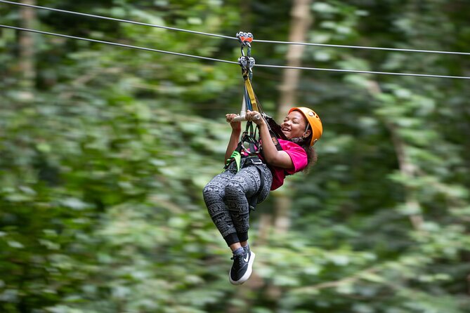 Adrena-Line Zipline, St. Lucia - Eight cables through the canopy