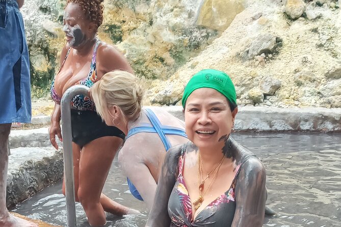 All Inclusive Tour Sulfur Mud Bath, waterfall,Beach & lunch break - The sulfur mud bath and volcanic setting