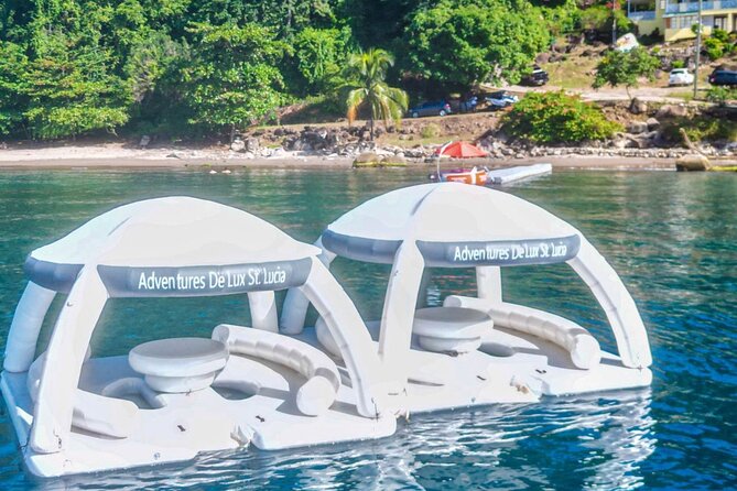 Aqua Bikini Brunch in St. Lucia - A floating brunch with a clear sense of place