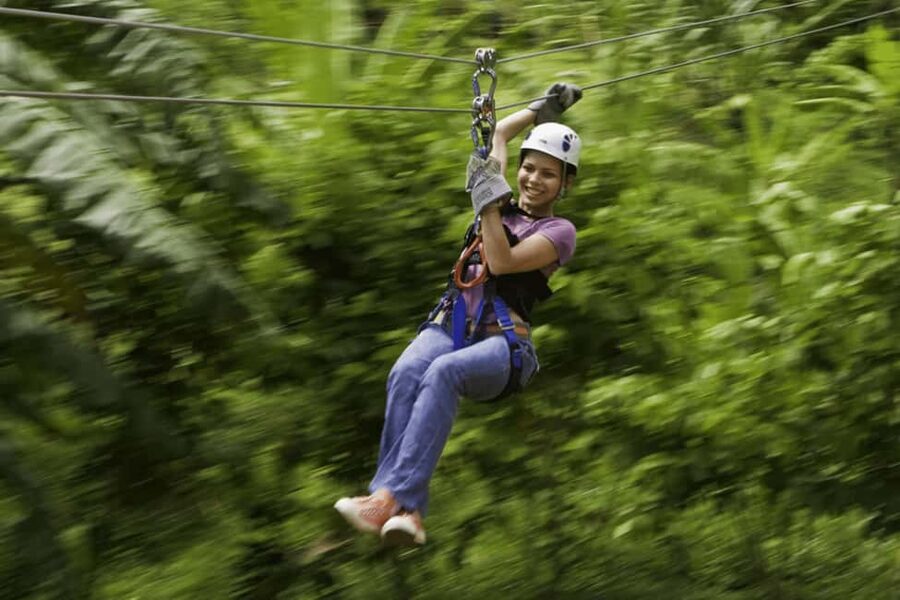 Babonneau/Castries: Rainforest Zip Line, Tram, and Hike Tour - Photos deserve extra caution