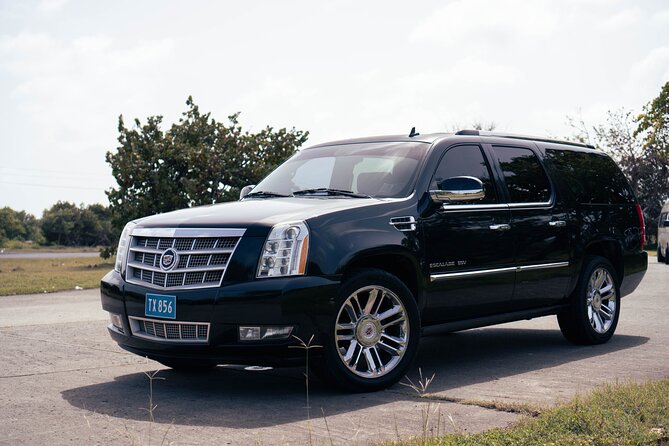 Black Cadillac Escalade/Suburban Round Trip Airport Transfer UVF - Key points to know before booking