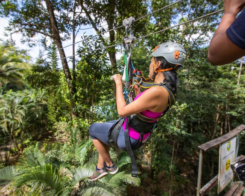 Castries, St. Lucia - Adrenaline Zipline - Eight flights through the rainforest canopy