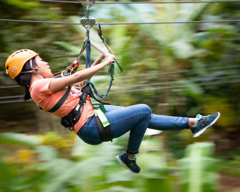 Castries, St. Lucia - Adrenaline Zipline - Short hikes that keep the outing varied