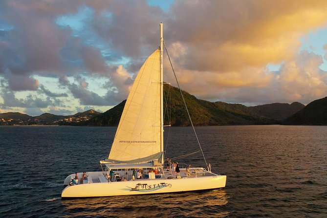Champagne Sunset Sail in St. Lucia - Steel-pan music changes the mood