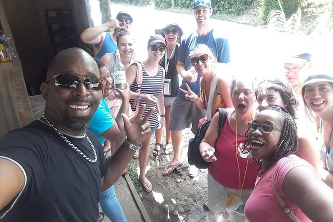 Cruise Ship Excursions with Dannyboy & Co. - Toraille Waterfall for a cool rinse