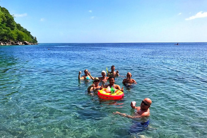 Dash and Splash Snorkel Adventure St Lucia - Sugar Beach and the snorkeling stop