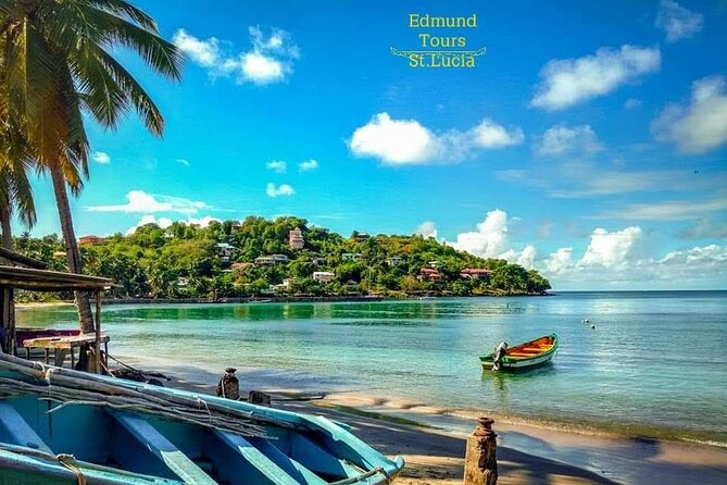 Discover Saint Lucia - Anse la Raye and Canaries show the western coast