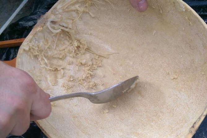 DIY Craft Your Own wooden Bowl : from a calabash fruit! - Working with Mel and Ekie