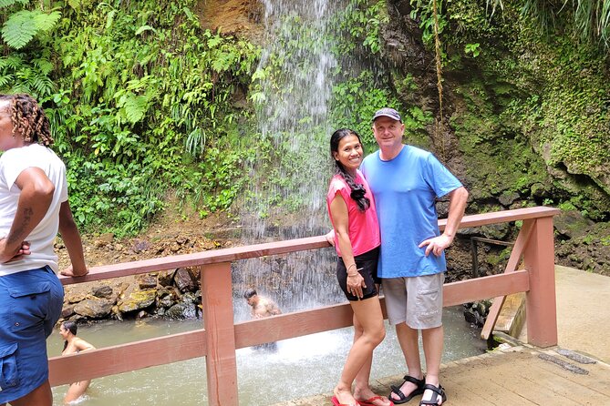 Half Day Local Breakfast inclusive, mub bathe and waterfall tour - Bananas and rum make the middle of the route fun