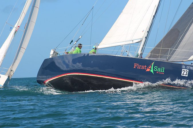 Hands on Sailing Tour in Rodney Bay St Lucia - Rodney Bay views and Pigeon Island from the water
