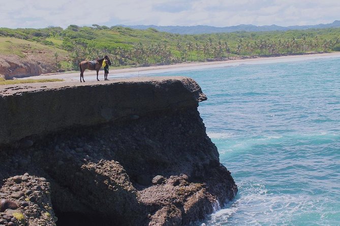 Horseback Riding Adventure Tour in St. Lucia - Reaching the rocky Atlantic coast