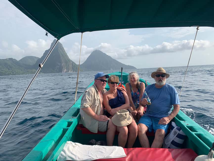 Marigot st Lucia boat tours and water activities , private - Pickup from Castries, the cruise terminal, or your hotel