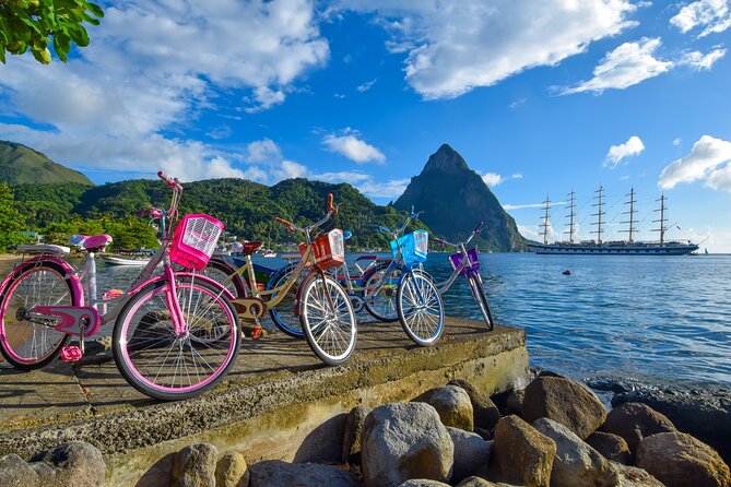 Pitons View Bike Ride and Local Culture: A Soufriere Adventure - Riding through Soufriere Quarter