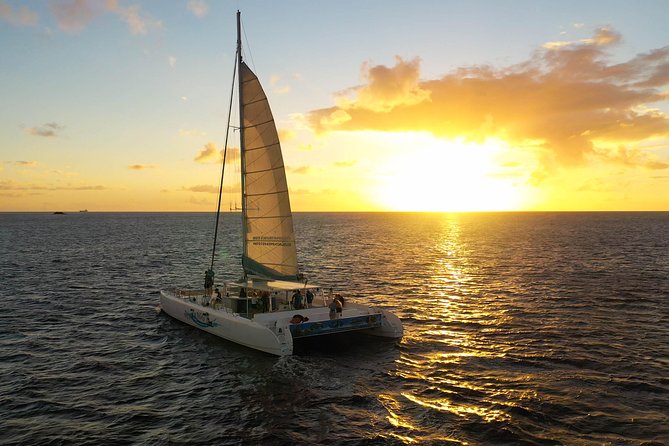 Private 3-Hour Catamaran Sunset Cruise from Soufriere for Up to 15 Guests - Open bar, snacks, and music on board