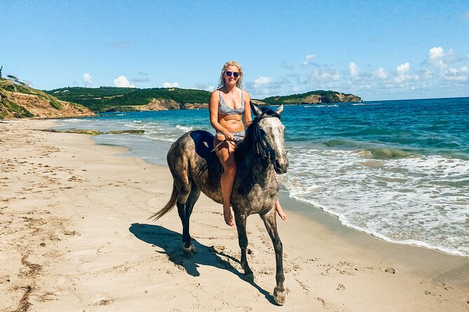 Private Beach Horseback Ride with Sandy Hoofs St. Lucia - The Two-Hour Route Through Forest and Open Country