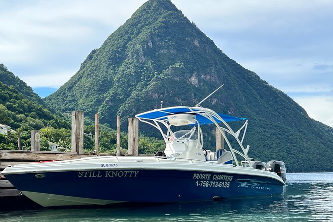 Private Boat Charter St. Lucia, boat tour to Soufriere. Half day. - The Optional Soufriere Add-On