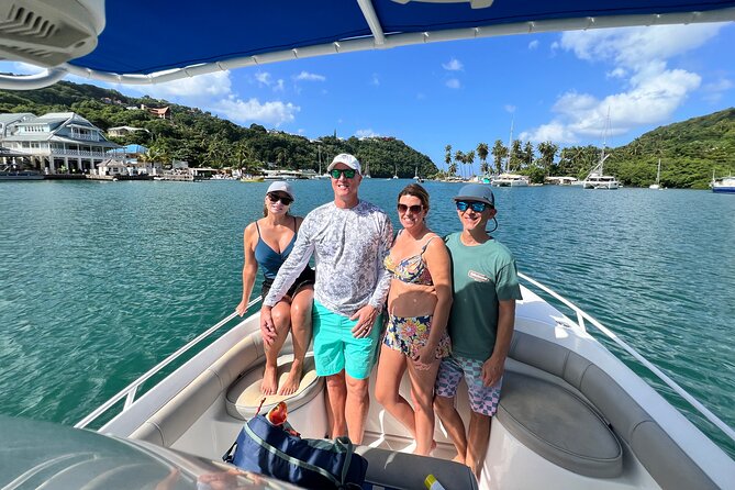 Private Boat Charter St. Lucia, boat tour to Soufriere. Half day. - What Comes on the Boat