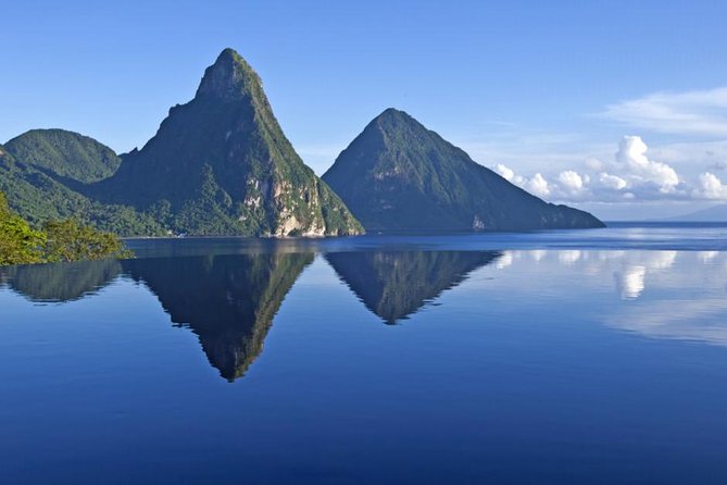 Private Custom Coastal Cruise St. Lucia Half Day - Cruising toward the Pitons and Sugar Beach
