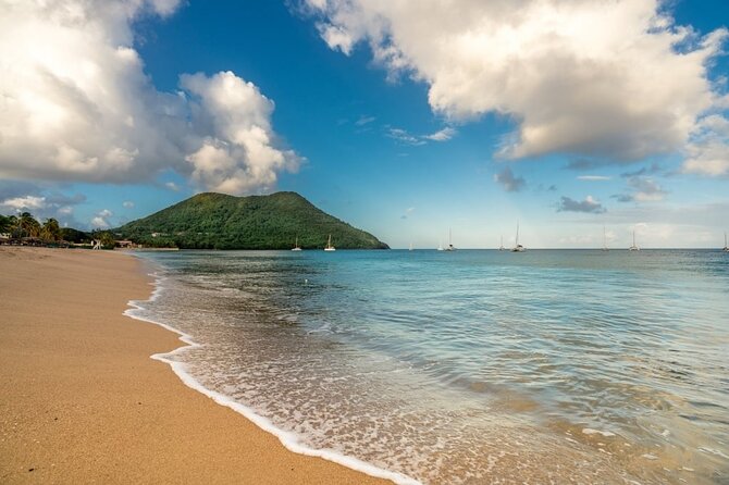 Relaxing Pigeon Island Beach Day Group Tour - Morne Fortune: Castries from the high ground