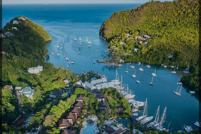 Sea and Land Tour in St. Lucia - Bat Cave and Lover’s Rock on the return
