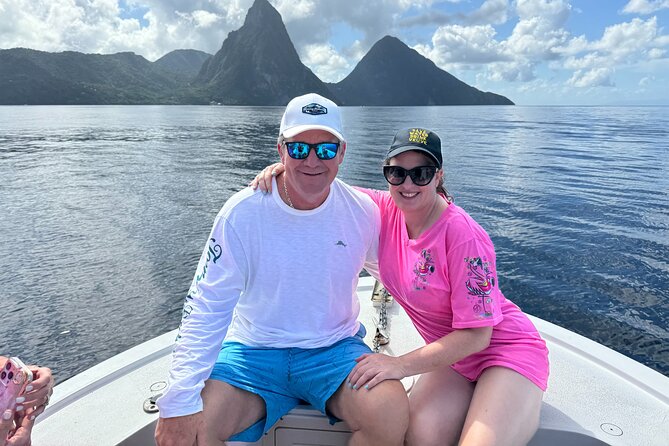 Sea and Land Tour in St. Lucia - Rodney Bay to the Pitons by speedboat