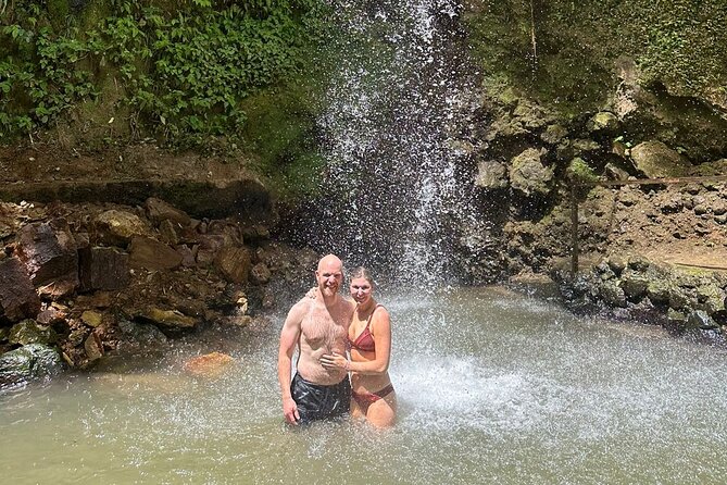 Soufriere Adventure Nature Trail Hike | Waterfall | Mud Baths - Piton Falls: a ninety-minute mineral-water finish