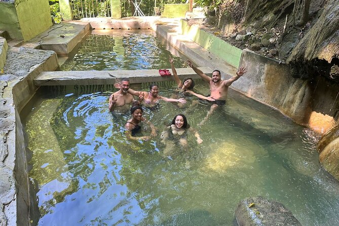Soufriere Adventure Nature Trail Hike | Waterfall | Mud Baths - Piton viewpoint: fifteen minutes for the classic photo