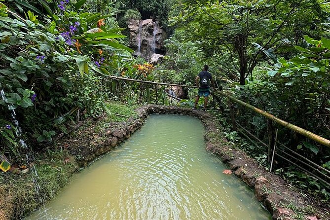Soufriere Catamaran Excursion & Sapphire Falls Hike - Canaries and Anse La Raye from the water