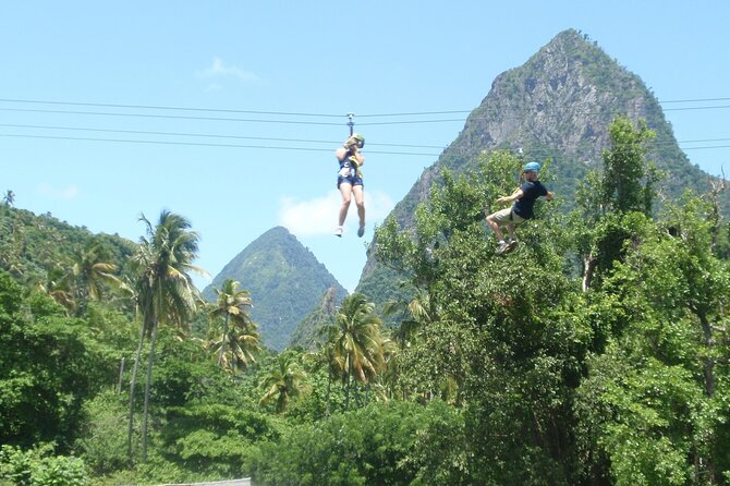 Soufriere Catamaran Excursion with Zip Lining from Castries - Local-style lunch and drinks at the estate