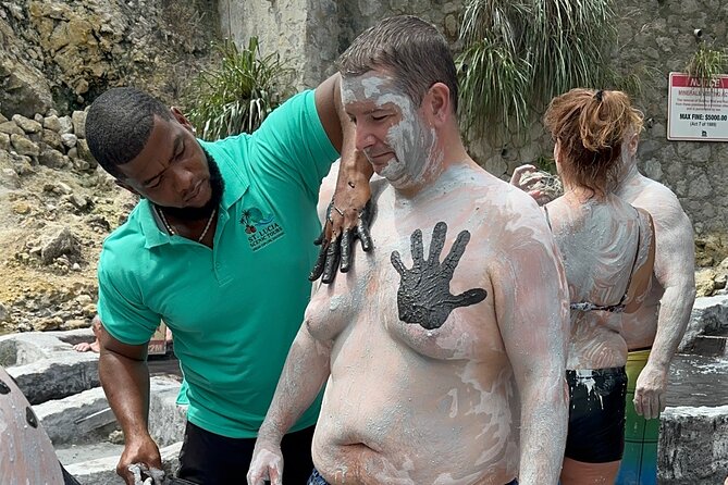 Soufriere vibes Tour ( pick up Rodney bay,St.Lucia) - Sulphur Springs brings the mud bath