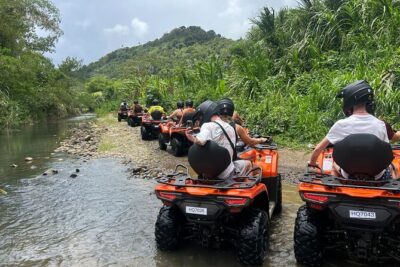 St Lucia ATV Tour : Waterfall, Plantation, Beach and Distillery