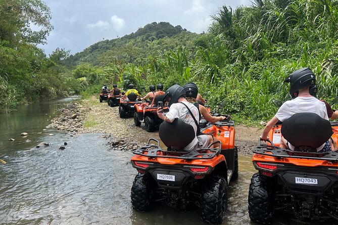 St Lucia ATV Tour : Waterfall, Plantation, Beach and Distillery - Starting at Addventure ATV in Roseau