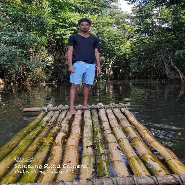 St Lucia Bamboo Rafting and Rum Distillery Experience - Two quiet hours on the bamboo raft