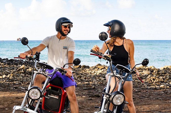 St.Lucia Beaches and Backroads Tour by Electric Big-Wheel Scooter - Rodney Bay Marina closes the loop