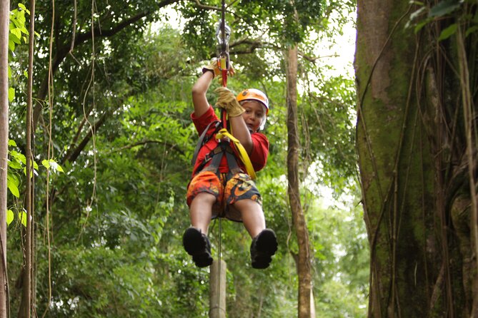 St. Lucia Morne Coubaril Estate Zipline Experience - Training, harnesses, and the first cable