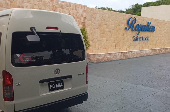 St. Lucia Private Airport Transfers from UVF (GROUPS of 4) - The value of a full round trip