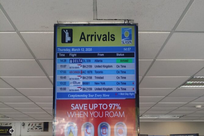 St Lucia Private Round Trip Hewanorra Airport Transfers to North Hotels - Round-trip planning for arrival and departure