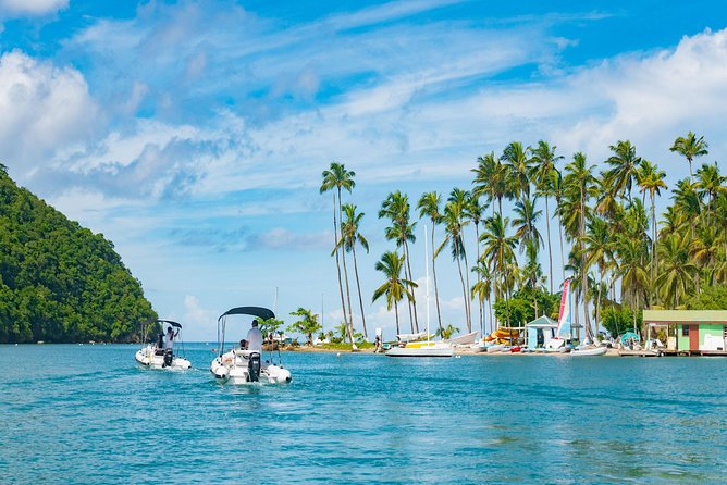 St. Lucia Speedboat and Power Snorkel From Castries - What handling your own speedboat is really like