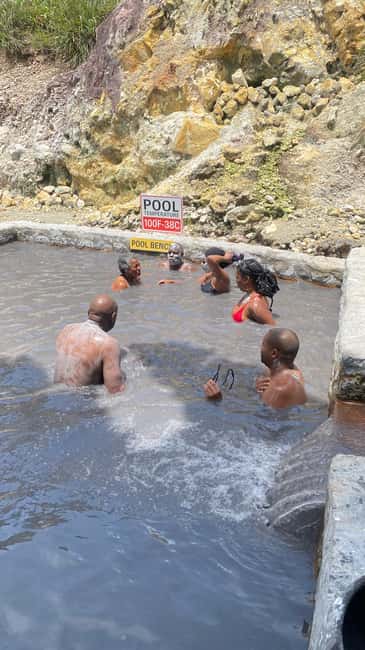 St Lucia Sulphur Springs Drive- in Volcano Tour & Waterfall - The Mud Bath Experience