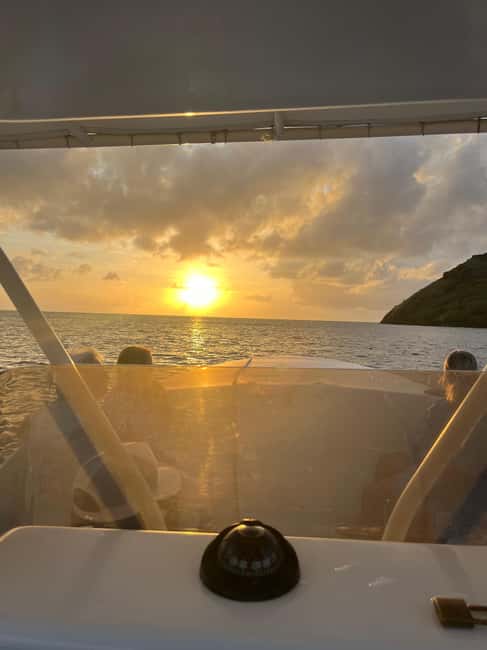 St. Lucia: Sunset Cruise, best way to end a day in paradise - Leaving Rodney Bay as the afternoon fades