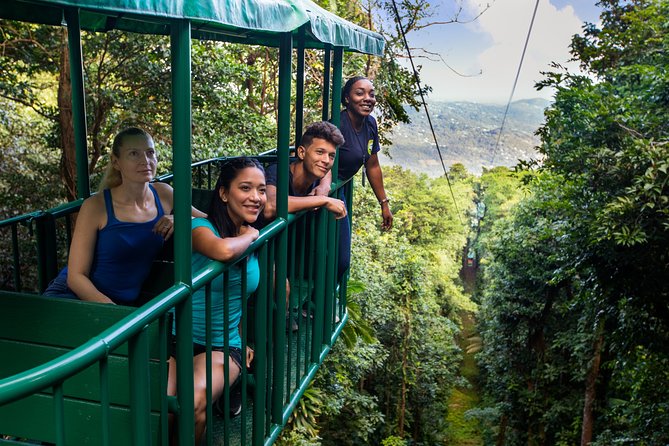 St Lucia Ultimate 3: Aerial Tram, Zipline and Hiking at Rainforest Adventures - Walking from the top station to the canopy course