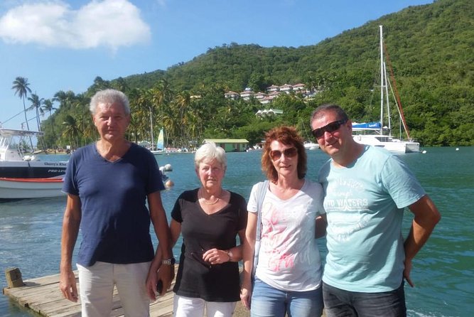 Trip to Soufiere: Volcano, Twin Pitons, Waterfall, Mud Bath & Botanical Garden - The Twin Pitons close up